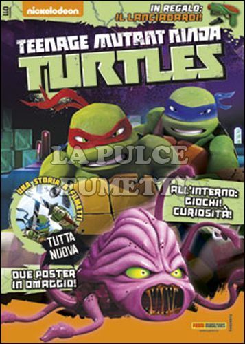 TARTARUGHE NINJA #    11 - TEENAGE MUTANT NINJA TURTLES MAGAZINE 11 + LANCIADARDI